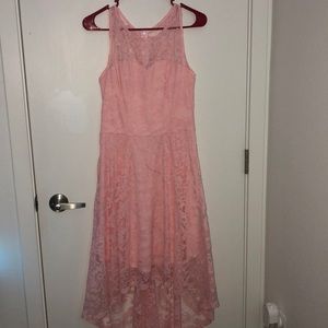 Juniors Lace Semi formal Dress